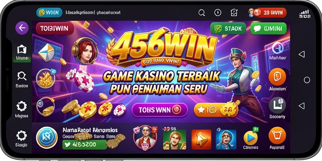 Tampilan gameplay kasino yang menarik dan interaktif.