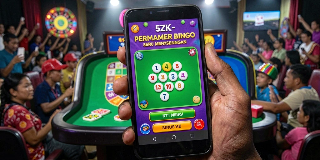 Tampilan gameplay seru dari permainan Bingo 5ZK.
