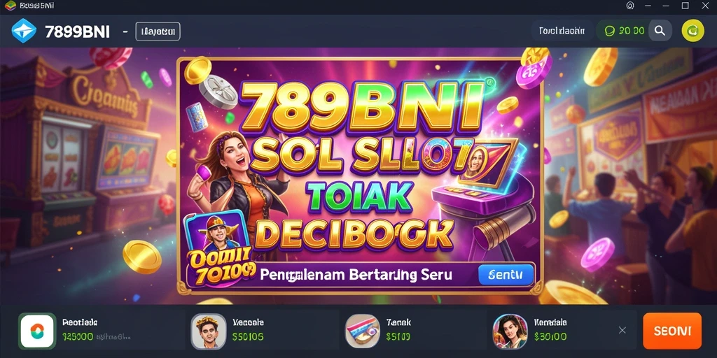 Tampilan luar biasa permainan slot 789BNI saat dimainkan.