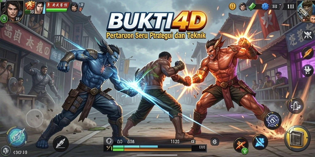 Tampilan menyerupai pertarungan epik di BUKTI4D dengan aksi yang mendebarkan.