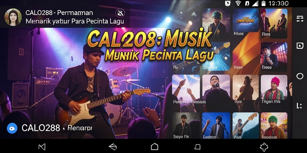 Tampilan gameplay menarik di CALO288 dengan musik yang seru.