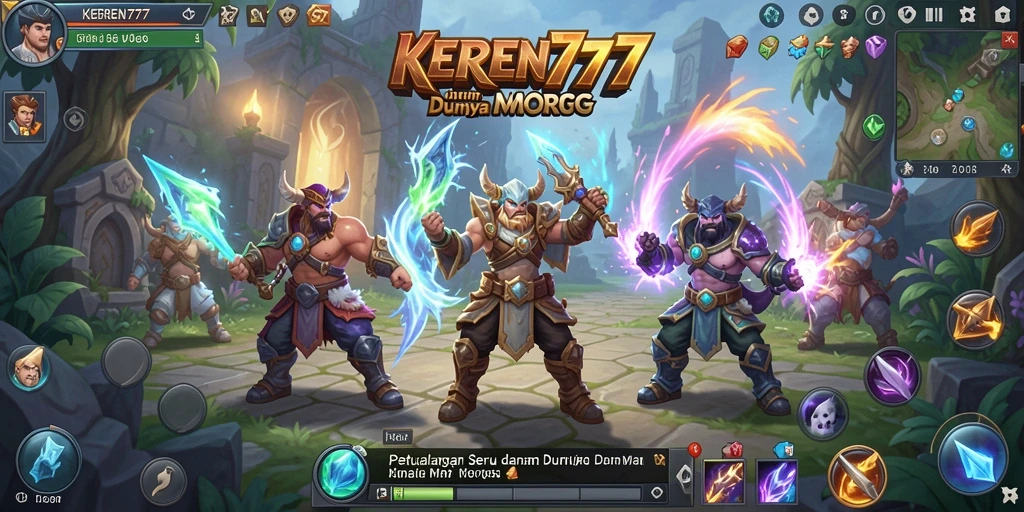 Screenshot gameplay KEREN777 menampilkan aksi seru dalam petualangan MMORPG.