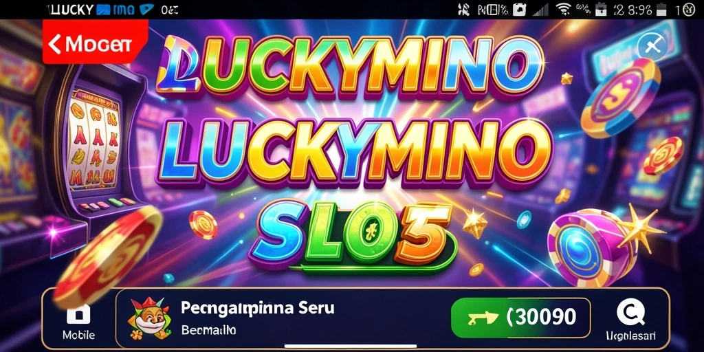 Tampilan menarik gameplay Slot LUCKYMINO yang memukau.