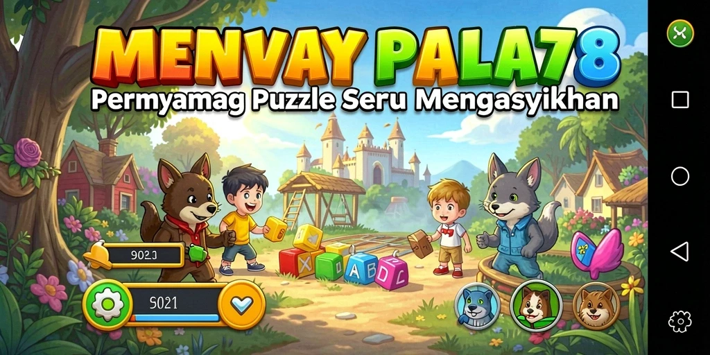 Screenshot MENYALA78 menampilkan gameplay Puzzle yang menarik.