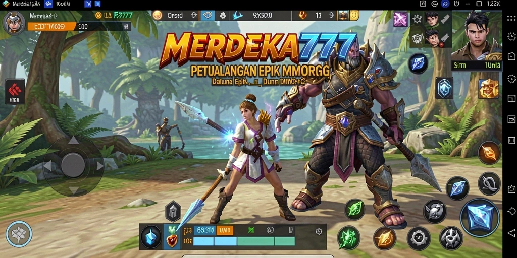 Tampilan gameplay MERDEKA777 yang memukau dan mendebarkan.