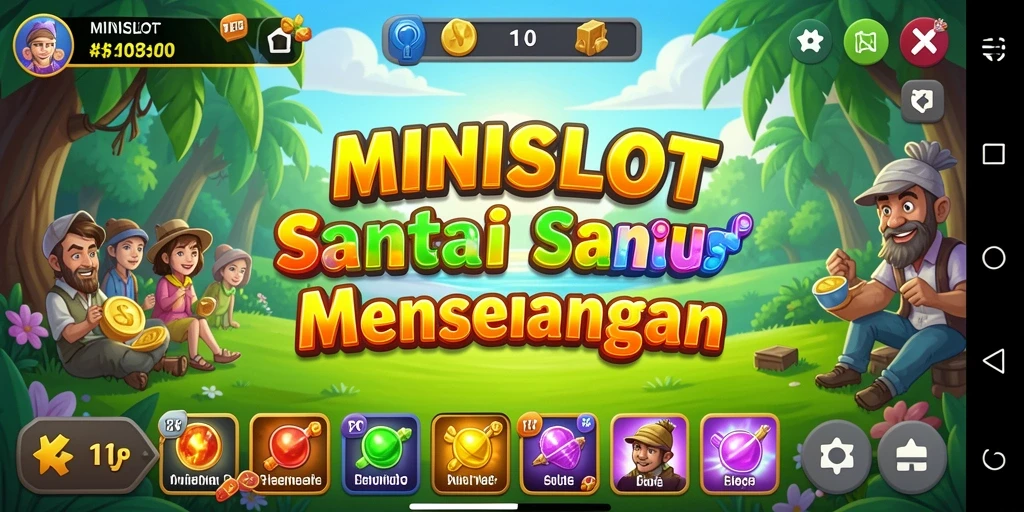 Tangkapan layar gameplay MINISLOT menunjukkan keseruan saat bermain.