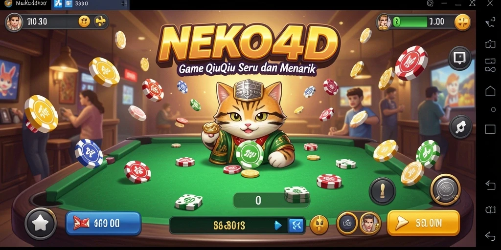 Tampilan gameplay QiuQiu yang menarik dan penuh strategi.