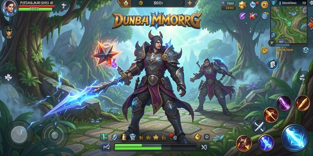 Screenshot menunjukkan pertarungan epik dalam dunia PG11 yang menawan.