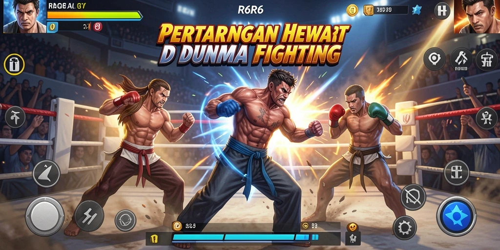 Gameplay mendebarkan dalam pertarungan R6R6 yang seru.