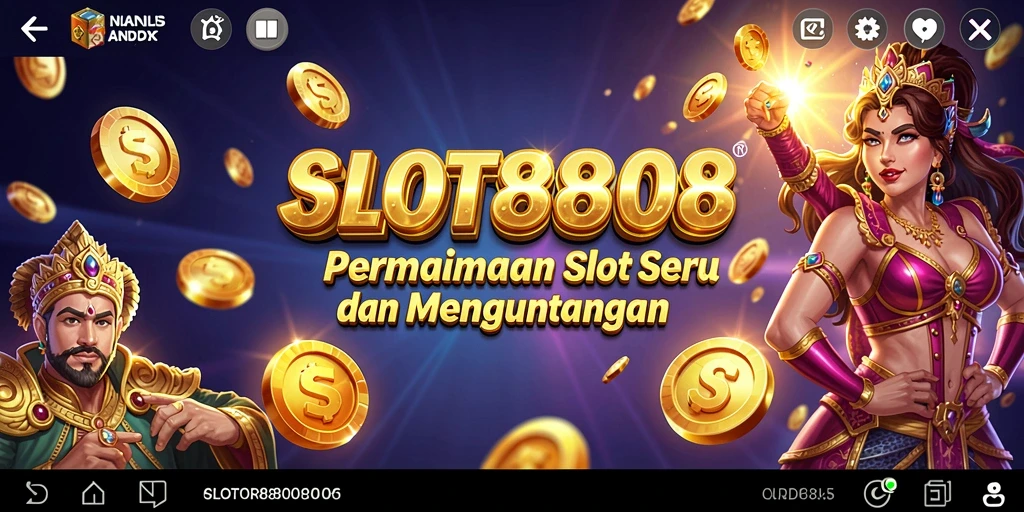 Tampilan menarik dari gameplay <strong>SLOT8808</strong> yang penuh warna.