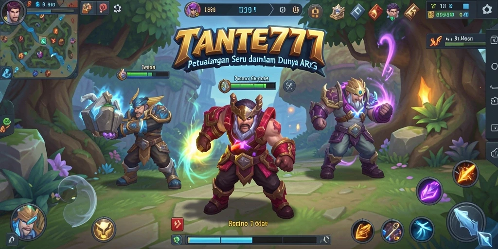 Tampilan gameplay menarik dari TANTE777 yang memikat.
