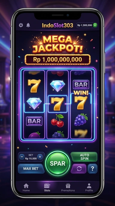 Tampilan aplikasi indoslot303 dengan antarmuka yang mudah digunakan.